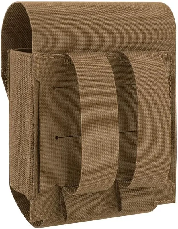 KRYDEX Handcuff Pouch with MOLLE and Belt Loop Handcuffs Holder for Duty Belt MOLLE Vest Law Enforcement Accessories