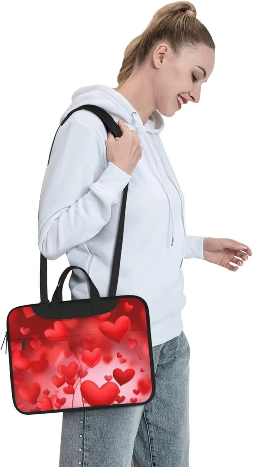 Laptop Bag fit,Skull and US Flag Laptop Briefcase, Suitable for Office School Travel
