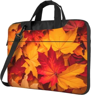 Laptop Bag fit,Thanksgiving Turkey Pumpkin Harvest Handbag CrossbodyBag, Suitable for Office School Travel