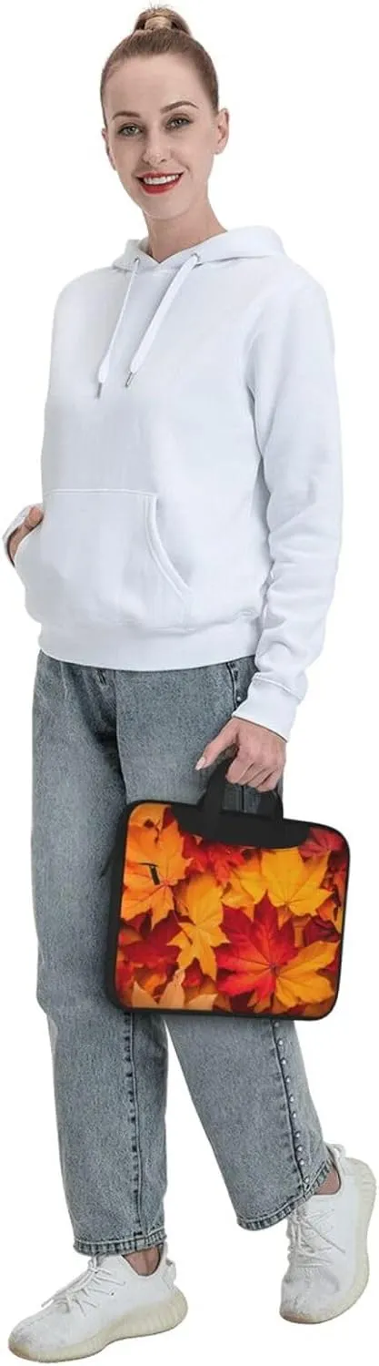 Laptop Bag fit,Thanksgiving Turkey Pumpkin Harvest Handbag CrossbodyBag, Suitable for Office School Travel