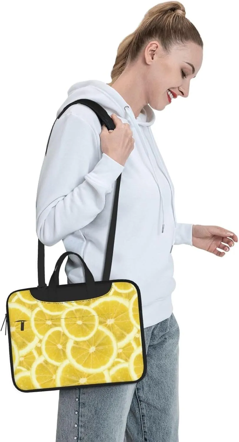Laptop Crossbody Bag fit,Skull and Rose Laptop Briefcase, Suitable for Office School Travel