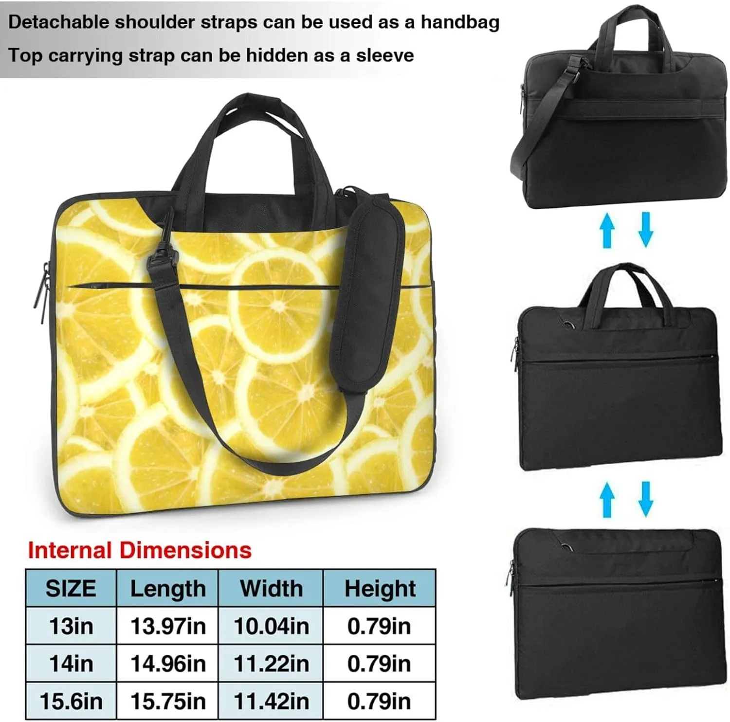 Laptop Crossbody Bag fit,Skull and Rose Laptop Briefcase, Suitable for Office School Travel