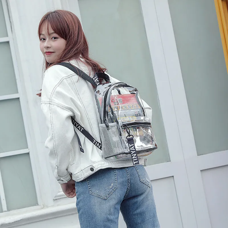 Large Transparent Waterproof Backpack