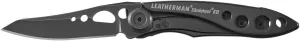 LEATHERMAN, Skeletool KB Pocketknife with Straight Edge, Stainless Steel Blade and Bottle Opener, Onyx