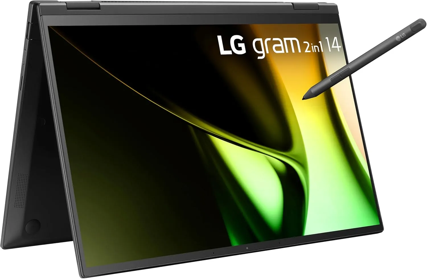 LG gram 14-Inch 2in1 Lightweight Laptop Intel Evo Edition - Intel Core Ultra 5 Processor Windows 11 Home 16GB RAM 512GB SSD - Black