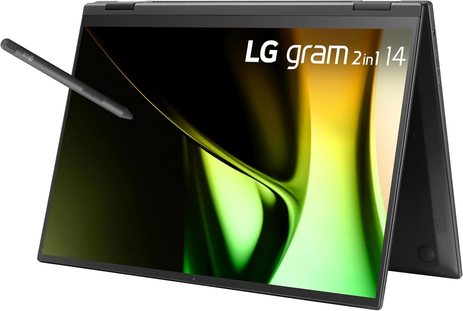 LG gram 14-Inch 2in1 Lightweight Laptop Intel Evo Edition - Intel Core Ultra 5 Processor Windows 11 Home 16GB RAM 512GB SSD - Black