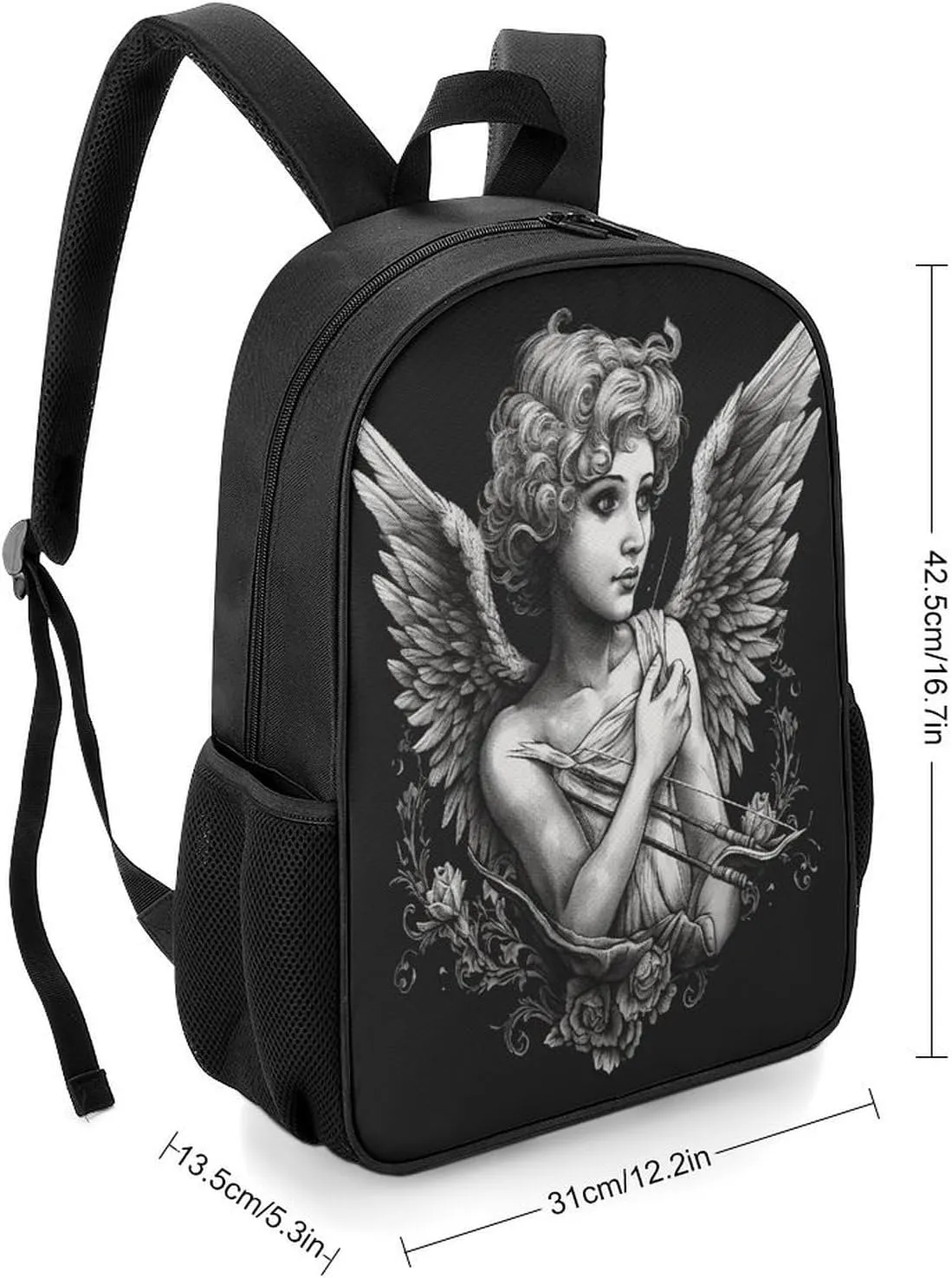 Lightweight Backpacks Cute Travel Bag Durable Fairy Portrait Printing Small Travel Backpack For Women & Men