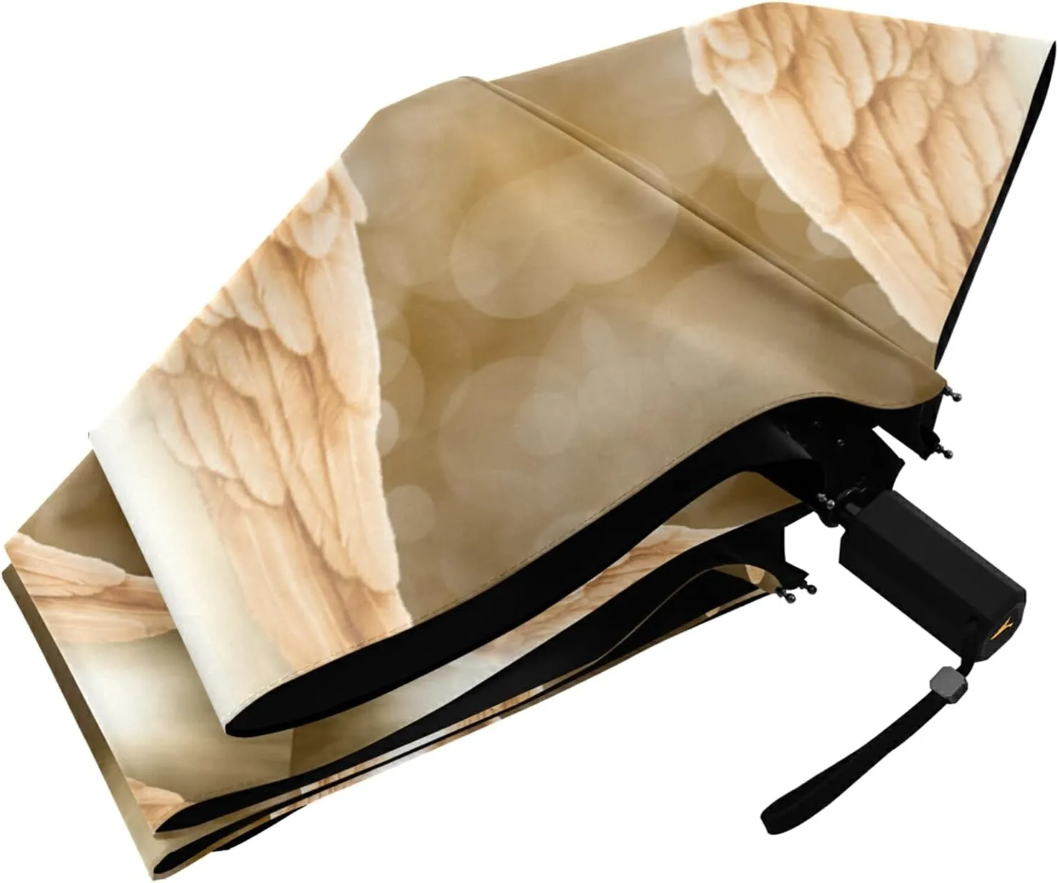 Lightweight Folding Umbrella, Portable Sun Travel Parasol, Compact Anti-UV Strong Rain Umbrella