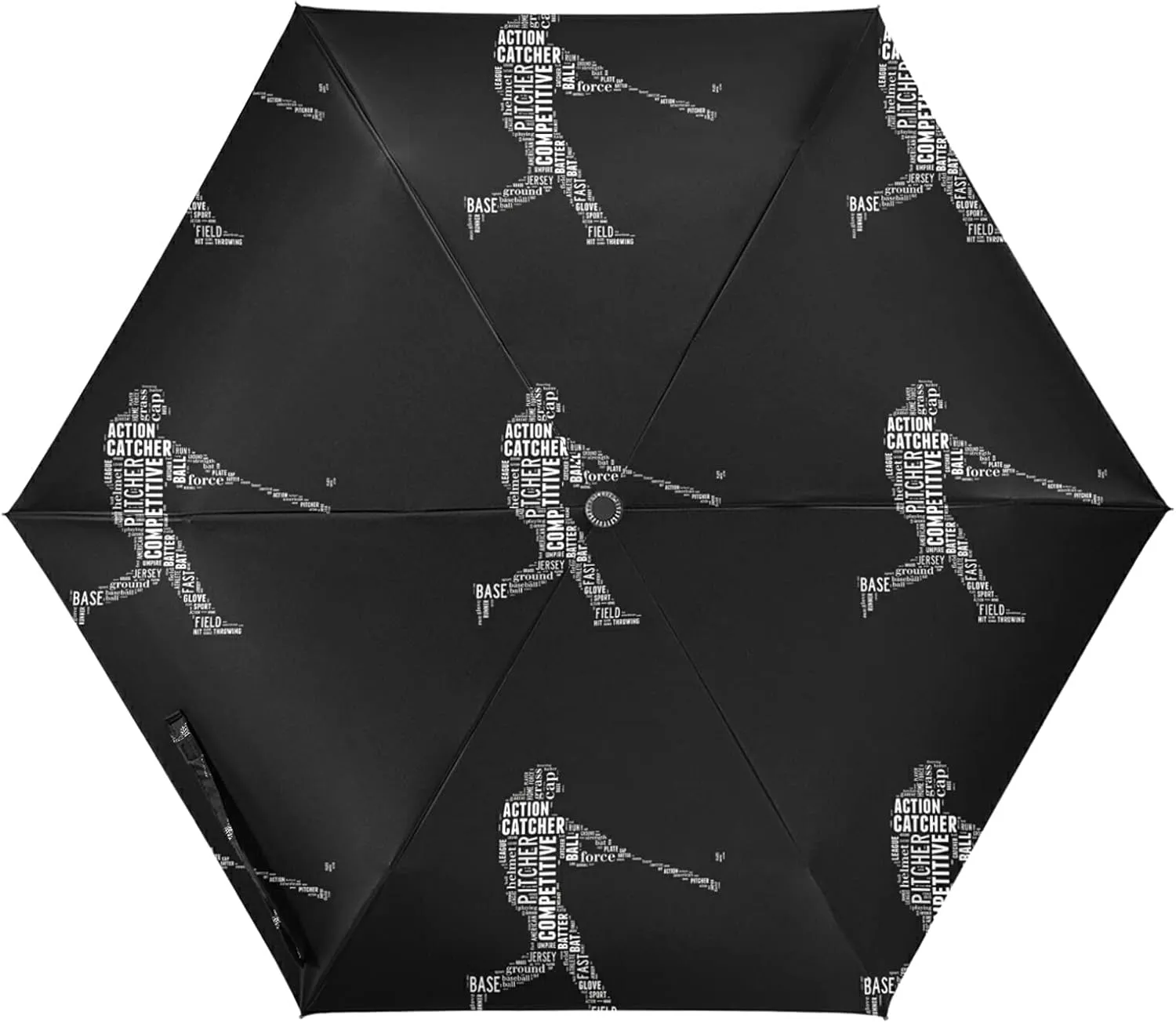 Lightweight Folding Umbrella, Portable Sun Travel Parasol, Compact Anti-UV Strong Rain Umbrella
