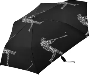 Lightweight Folding Umbrella, Portable Sun Travel Parasol, Compact Anti-UV Strong Rain Umbrella