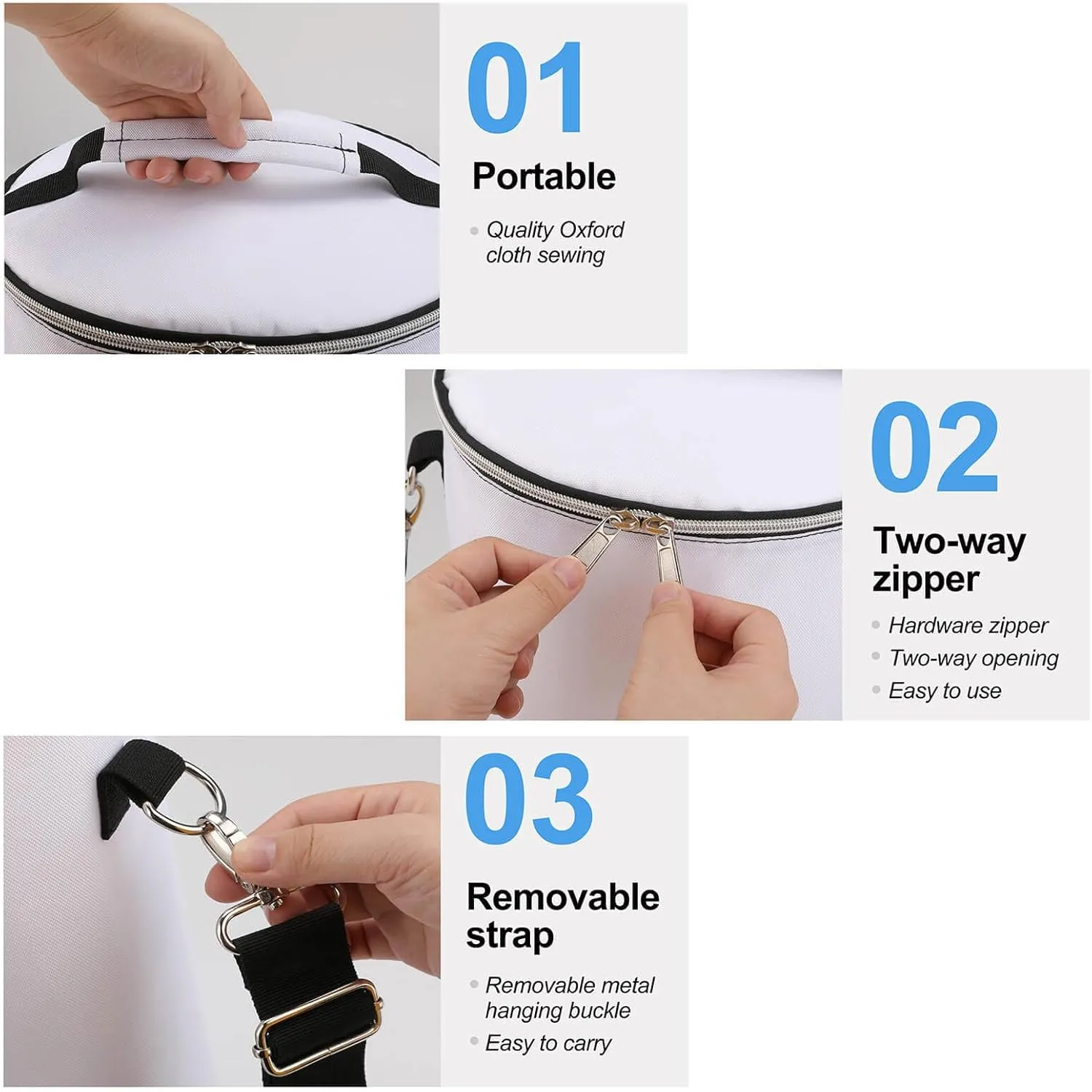 Lightweight Travel Cooler with Adjustable Straps, Leak-Proof Cooler Backpack