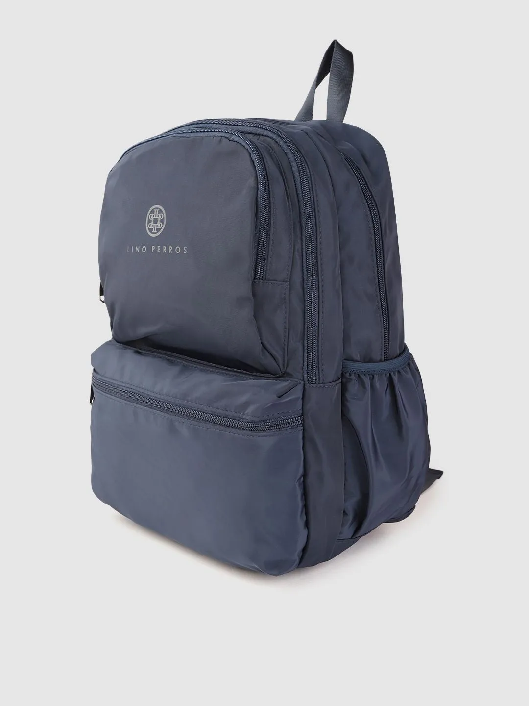 Lino Perros Women Navy Blue 14 Inch Laptop Backpack