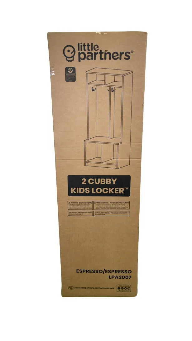 Little Partners Learn 'N Store Cubby, Espresso