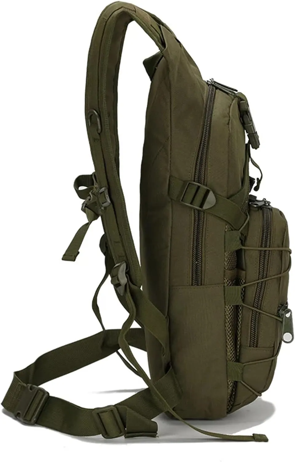 liuwei Military Molle Tactical Backpack,Outdoor Travel 15L Waterproof Oxford MOLLE Army Backpack, Breathable daypack Bag for Climbing Trekking Hiking Sports,Cp