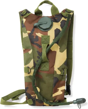 M MCGUIRE GEAR Hydration Backpack, with 3L/100 oz. Hydration Pack, Water-Resistant Nylon Hiking Pack with Water Bladder for Running, Cycling, and Biking