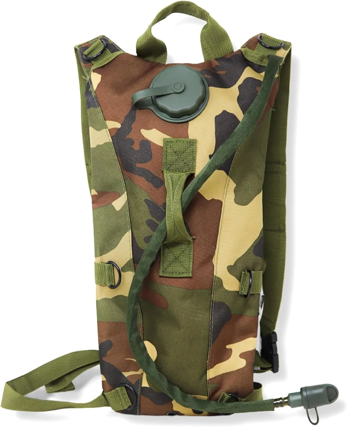 M MCGUIRE GEAR Hydration Backpack, with 3L/100 oz. Hydration Pack, Water-Resistant Nylon Hiking Pack with Water Bladder for Running, Cycling, and Biking