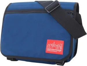 Manhattan Portage Europa Messenger Bag (SM) Expandable With Laptop Sleeve Water Resistant Luggage Attachment 1000D Cordura For Work College Travel (Navy)