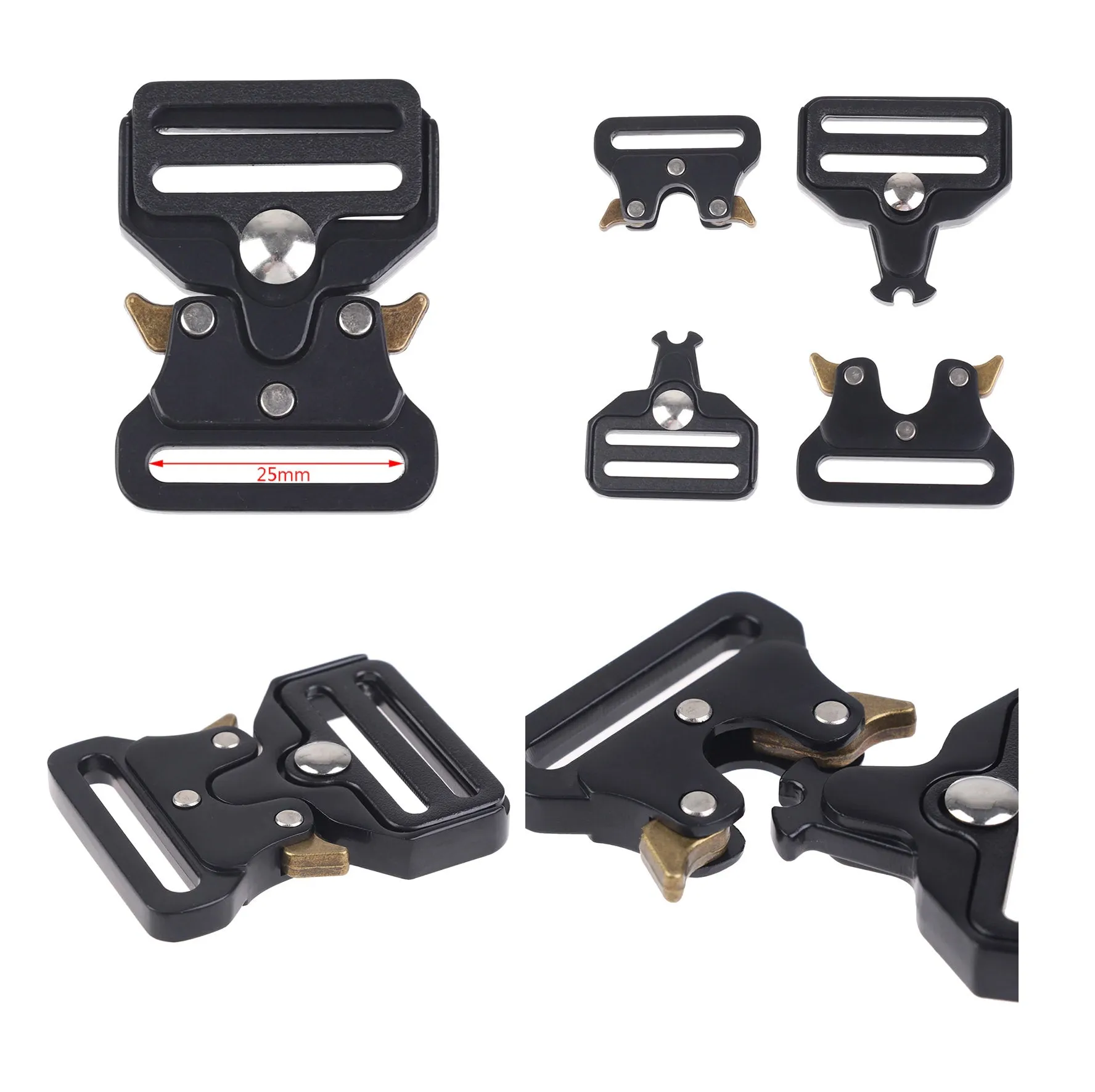 Metal Strap Buckle (Quick Release)   25mm to suit our Slimline Belt Bag (Bum Bag) or anything that needs strap buckles.