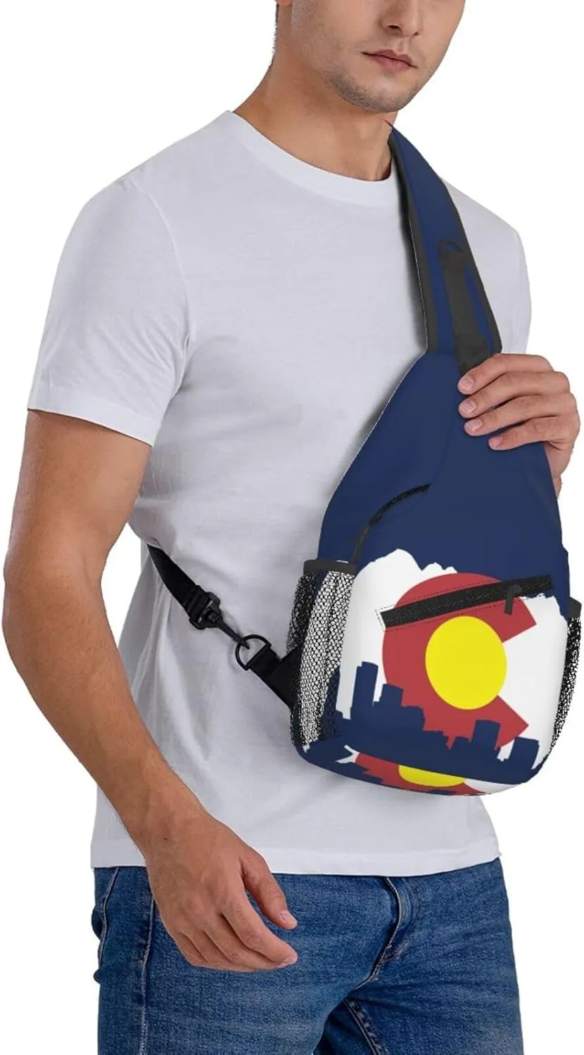 Mexican Loteria Cards Sling Bag Casual Chest Bags Adjustable Crossbody Bag Shoulder Backpack For Travel Hiking