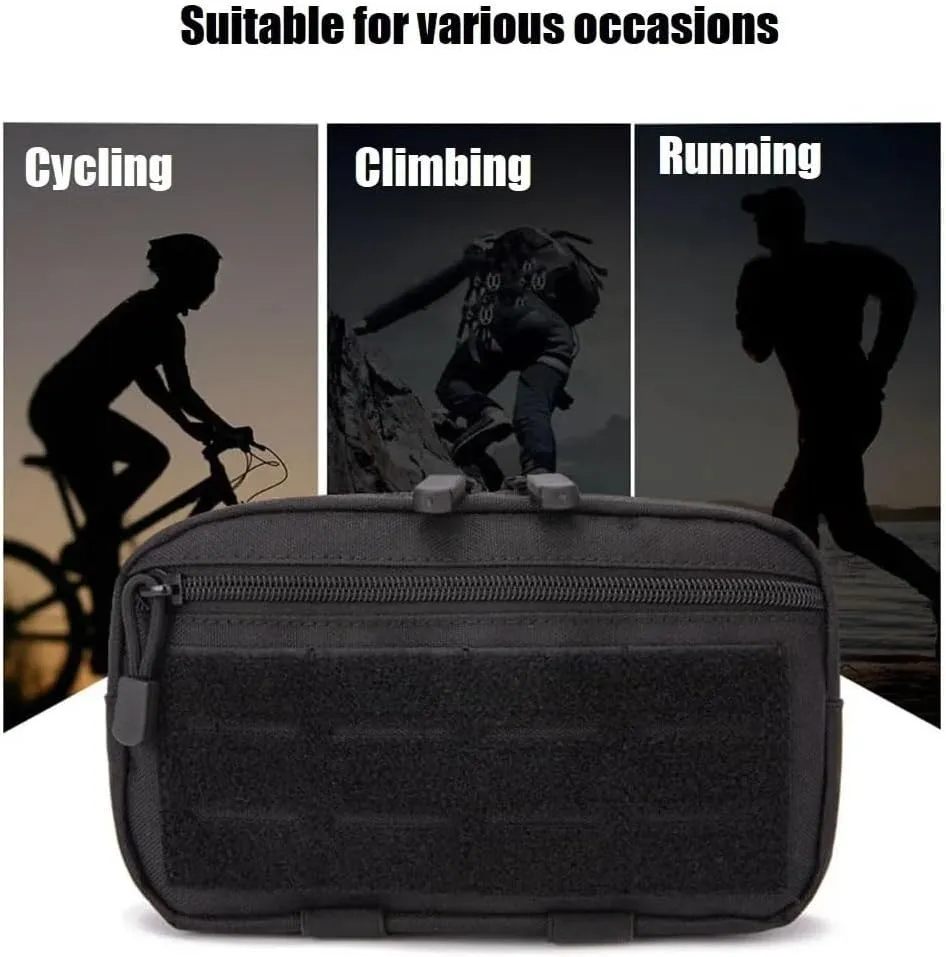 Molle Waist Pouch EDC Tool First Aid Bag Outdoor Sports Camping Hiking Hunting Phone Holder Dump Pack
