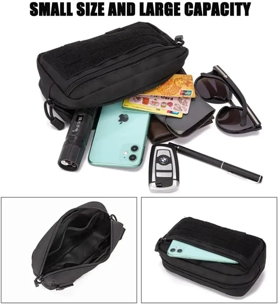Molle Waist Pouch EDC Tool First Aid Bag Outdoor Sports Camping Hiking Hunting Phone Holder Dump Pack