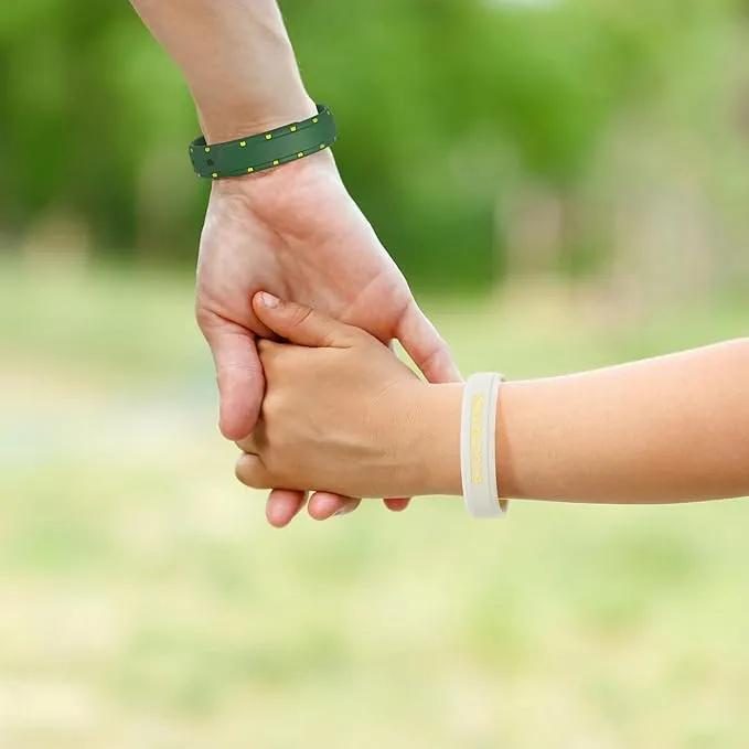 Mosquito Repellent Bracelets, 6 Pack Silicone Mosquito Repellent Wristbands, DEET-Free Insect & Bug Repellent Wrist Bands for Adults and Kids Indoor Outdoor