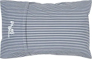 MyPillow Multi-Use Travel Pillow Compact Pillow for On-The-Go Comfort and Sleeping, Portable, Compact, Washable Pillow for Adult and Kids Neck Support [Blue Stripe]