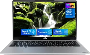 NIMO 15.6 IPS FHD-Laptop, Intel Pentium Quad Core N100 (Beat to i3 1115G4, Up to 3.4GHz) 8GB RAM 128GB SSD Laptop-Computer with Backlit Keyboard Type-C 65W Win 11 Sliver (Renewed)