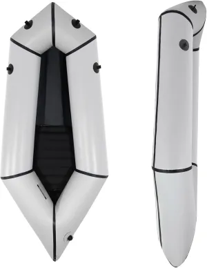 Oryxearth TPU Packraft, Lightweight Inflatable Travel Kayak with Soft Seat for Adults Kids - 1 Person Packraft in Flat River for Camping Trip Fishing