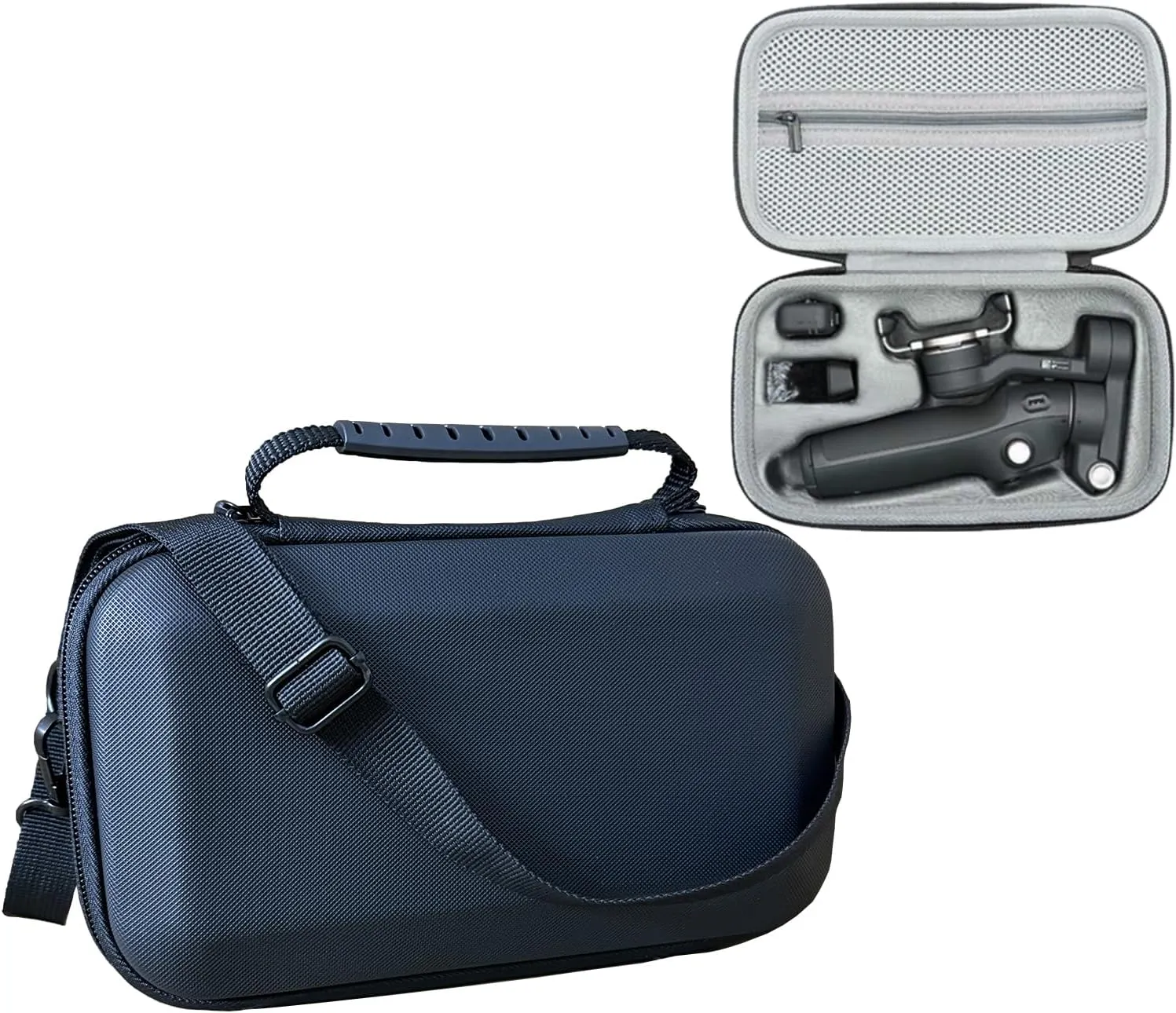 Osmo Mobile 7P Case, Portable Storage OM 7P Carrying Case Shoulder Bag for DJI OM 7 /7P Smartphone Gimbal Stabilizer Accessories Black