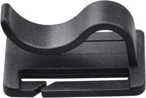 Outdoor Climbing Accessories Rotatable Drinking Tube Clip Hydration Water Bladder Drink Tube Clip Holder for Backpacks Water Pack Bag Accessories Tools Anti-Slip and wear-Resistant (Color : Black)