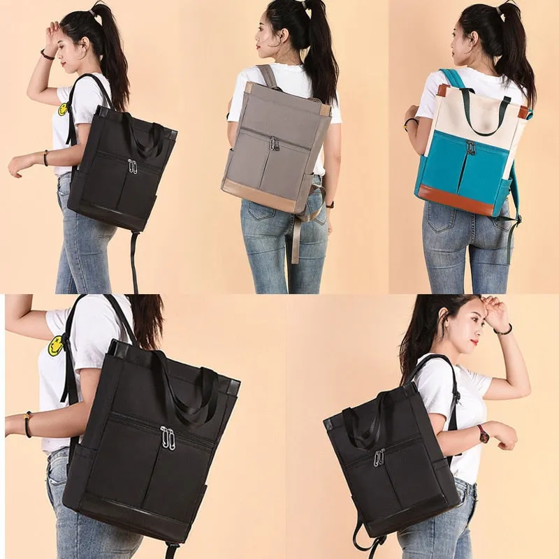 Oxford Women Backpacks Girls Book Bags