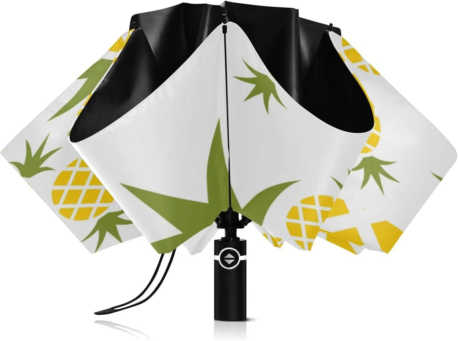 Oyihfvs Automatic Umbrella, Folding Umbrella Reinforced Anti-UV Sun rain Auto Open/Close