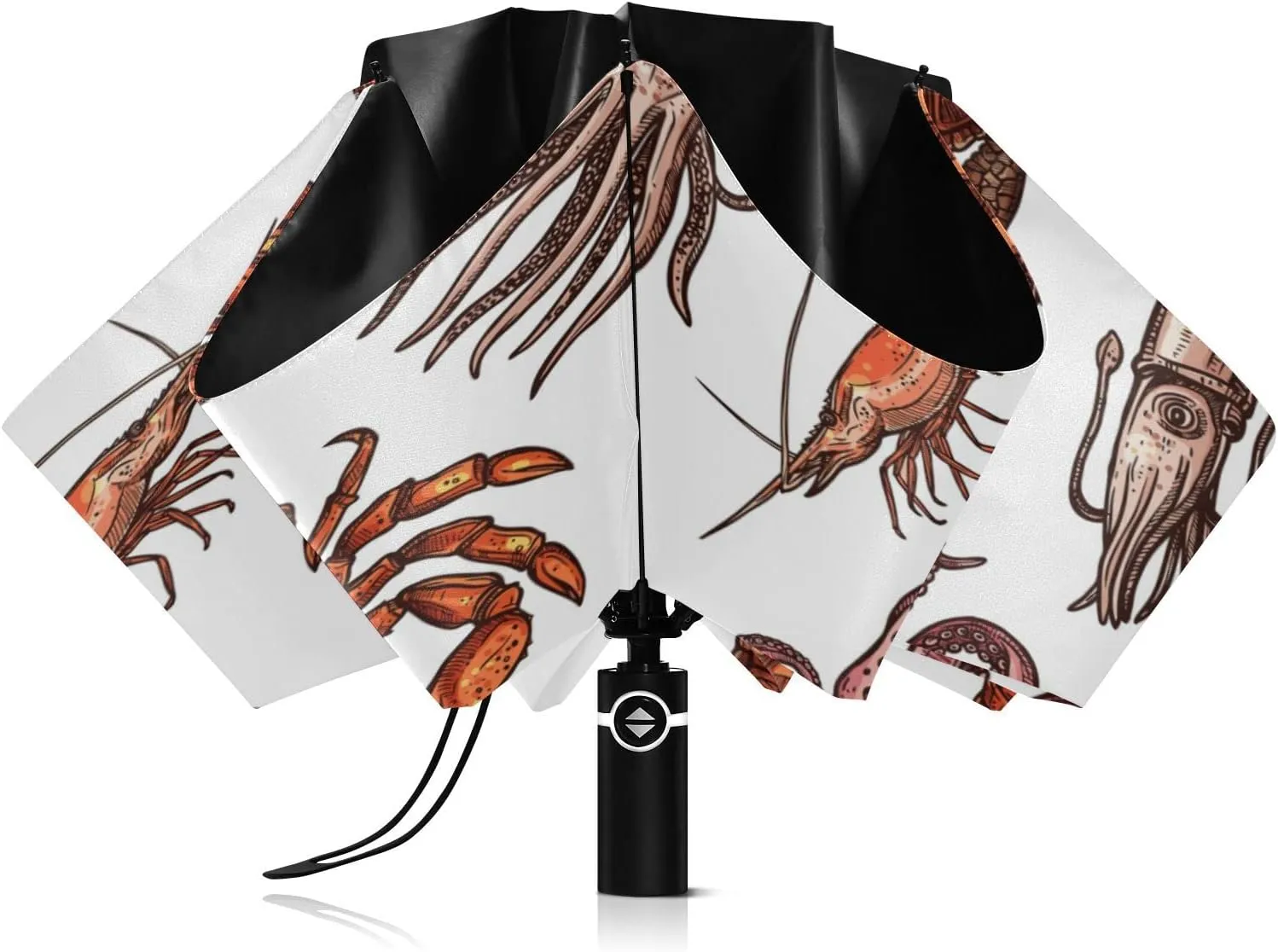 Oyihfvs Automatic Umbrella, Folding Umbrella Reinforced Anti-UV Sun rain Auto Open/Close