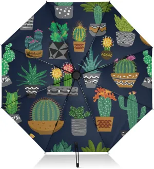 Oyihfvs Automatic Umbrella, Folding Umbrella Reinforced Anti-UV Sun rain Auto Open/Close