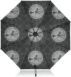 Oyihfvs Automatic Umbrella, Folding Umbrella Reinforced Anti-UV Sun rain Auto Open/Close