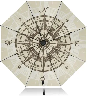 Oyihfvs Automatic Umbrella, Folding Umbrella Reinforced Anti-UV Sun rain Auto Open/Close