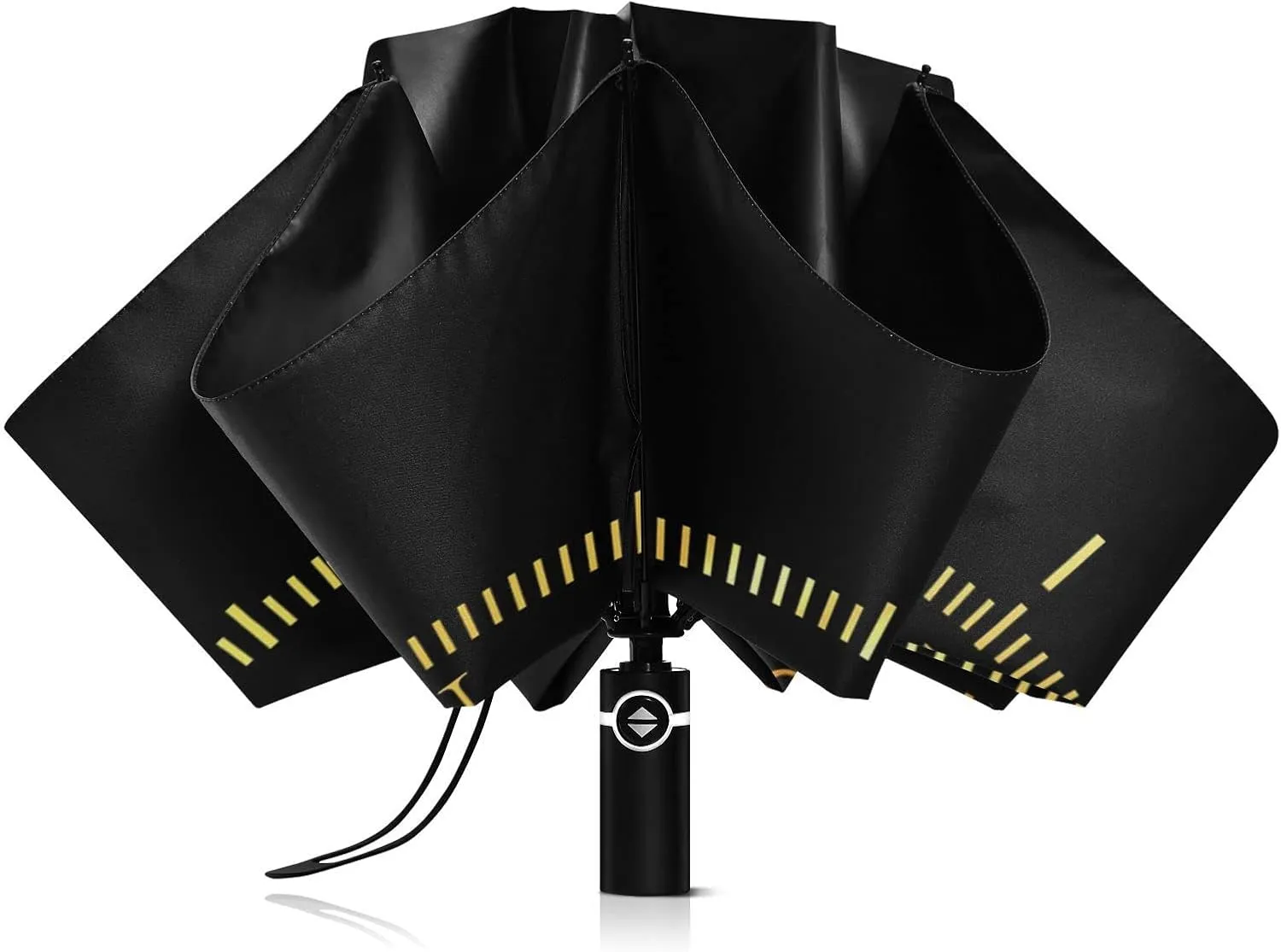 Oyihfvs Automatic Umbrella, Folding Umbrella Reinforced Anti-UV Sun rain Auto Open/Close