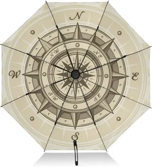 Oyihfvs Automatic Umbrella, Folding Umbrella Reinforced Anti-UV Sun rain Auto Open/Close