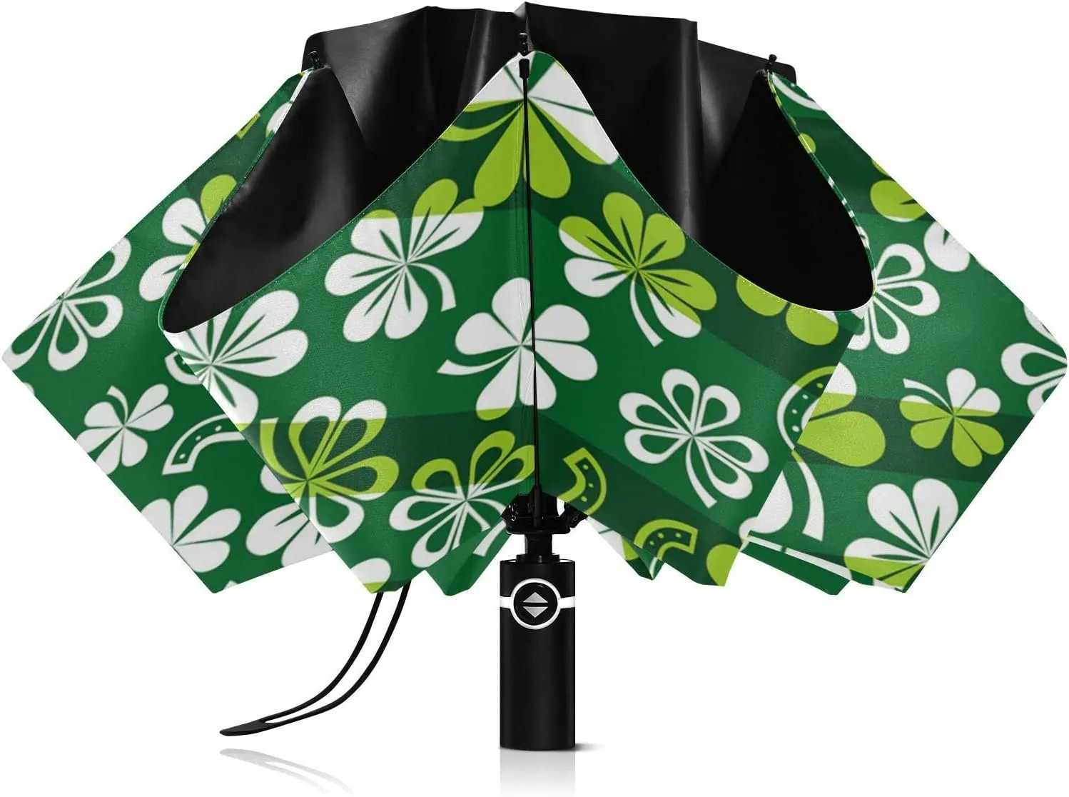 Oyihfvs Automatic Umbrella, Folding Umbrella Reinforced Anti-UV Sun rain Auto Open/Close