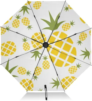 Oyihfvs Automatic Umbrella, Folding Umbrella Reinforced Anti-UV Sun rain Auto Open/Close