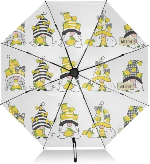 Oyihfvs Automatic Umbrella, Folding Umbrella Reinforced Anti-UV Sun rain Auto Open/Close