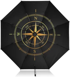 Oyihfvs Automatic Umbrella, Folding Umbrella Reinforced Anti-UV Sun rain Auto Open/Close
