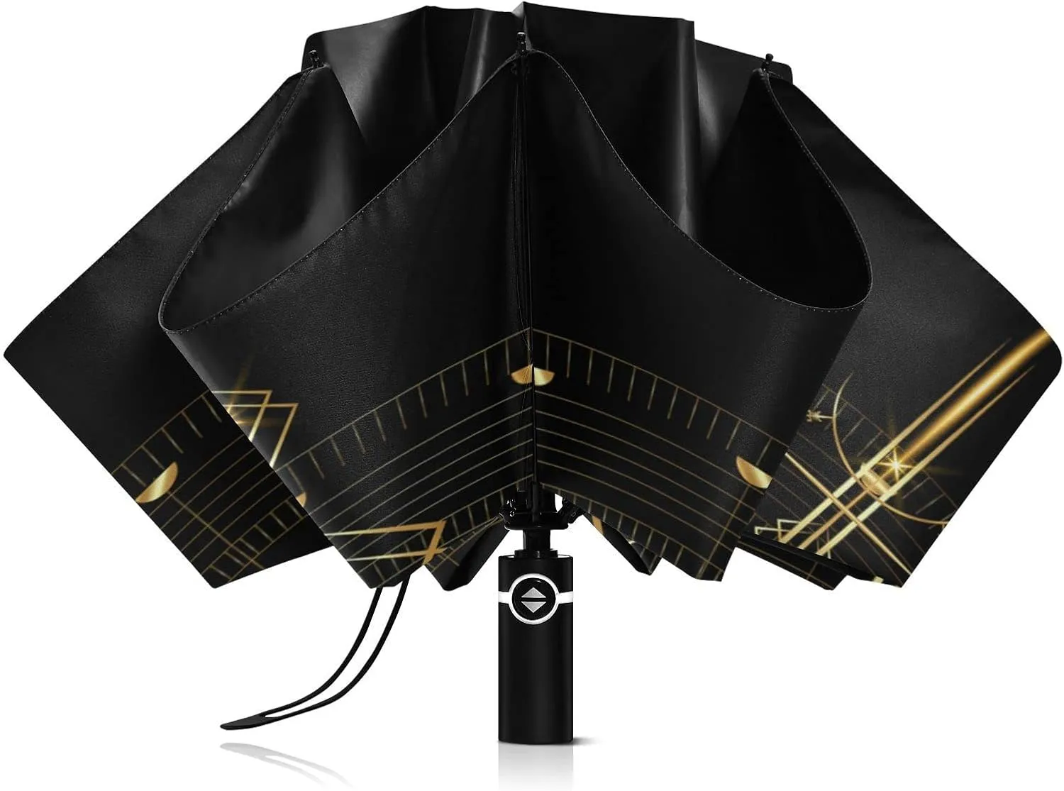 Oyihfvs Automatic Umbrella, Folding Umbrella Reinforced Anti-UV Sun rain Auto Open/Close