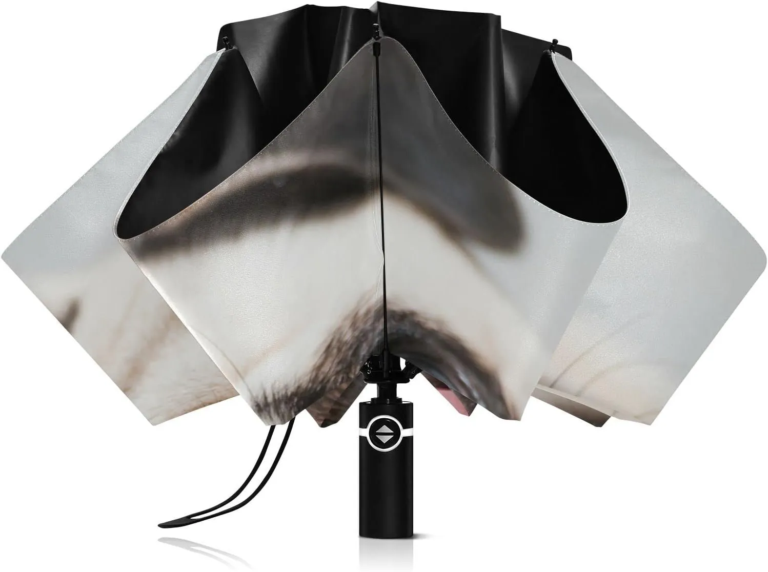 Oyihfvs Automatic Umbrella, Folding Umbrella Reinforced Anti-UV Sun rain Auto Open/Close