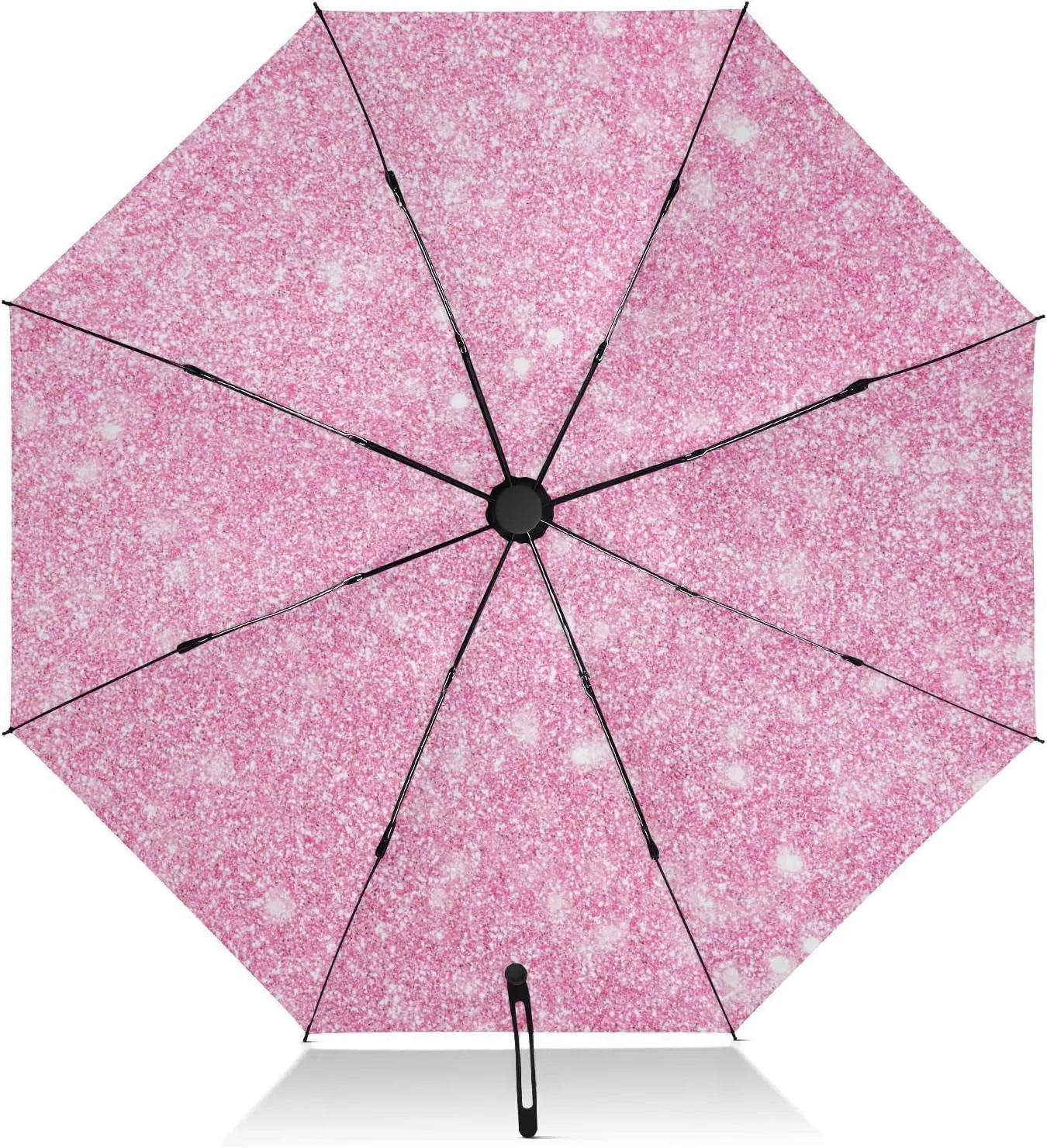 Oyihfvs Automatic Umbrella, Folding Umbrella Reinforced Anti-UV Sun rain Auto Open/Close