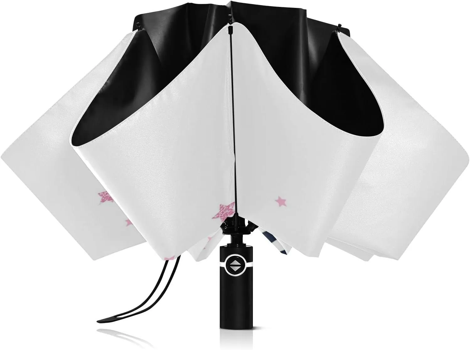 Oyihfvs Automatic Umbrella, Folding Umbrella Reinforced Anti-UV Sun rain Auto Open/Close