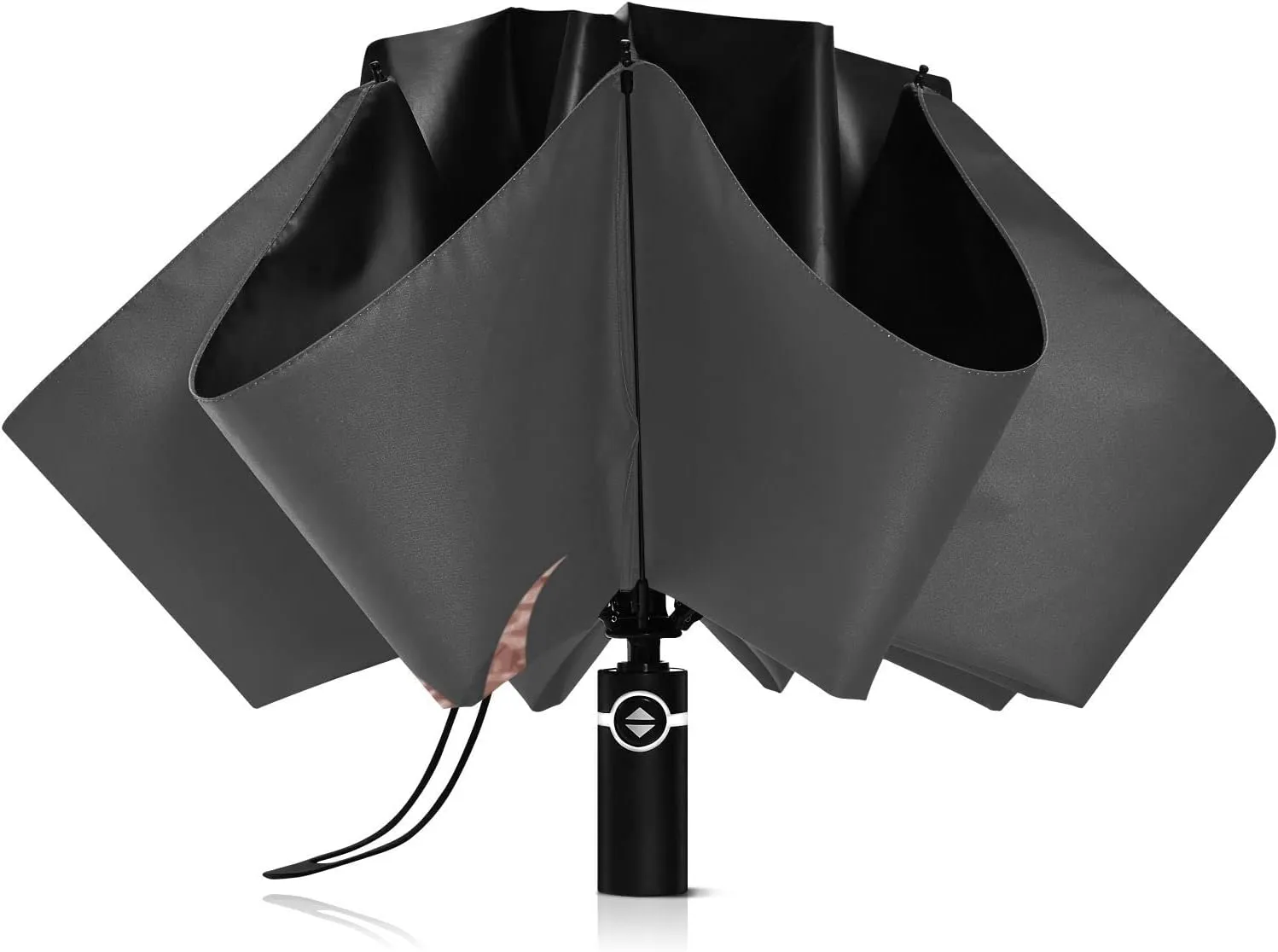 Oyihfvs Automatic Umbrella, Folding Umbrella Reinforced Anti-UV Sun rain Auto Open/Close