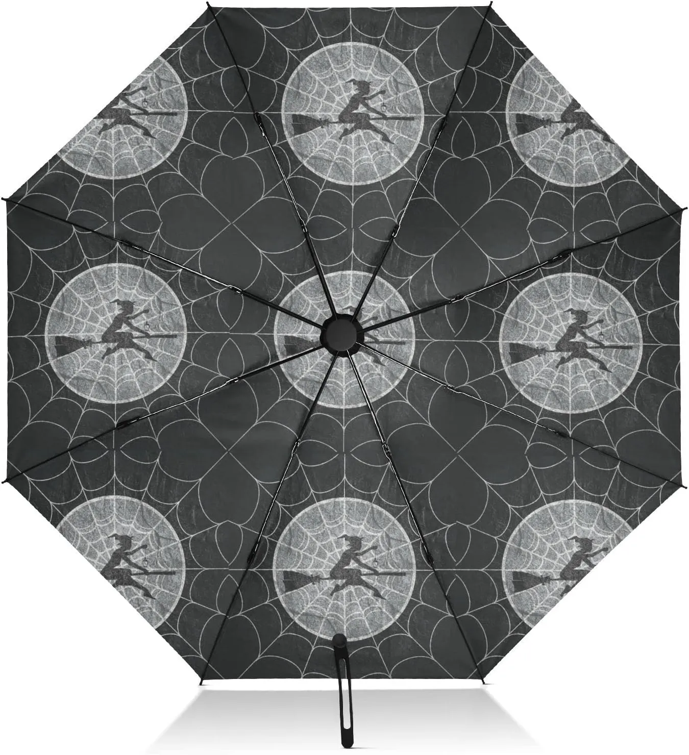 Oyihfvs Automatic Umbrella, Folding Umbrella Reinforced Anti-UV Sun rain Auto Open/Close