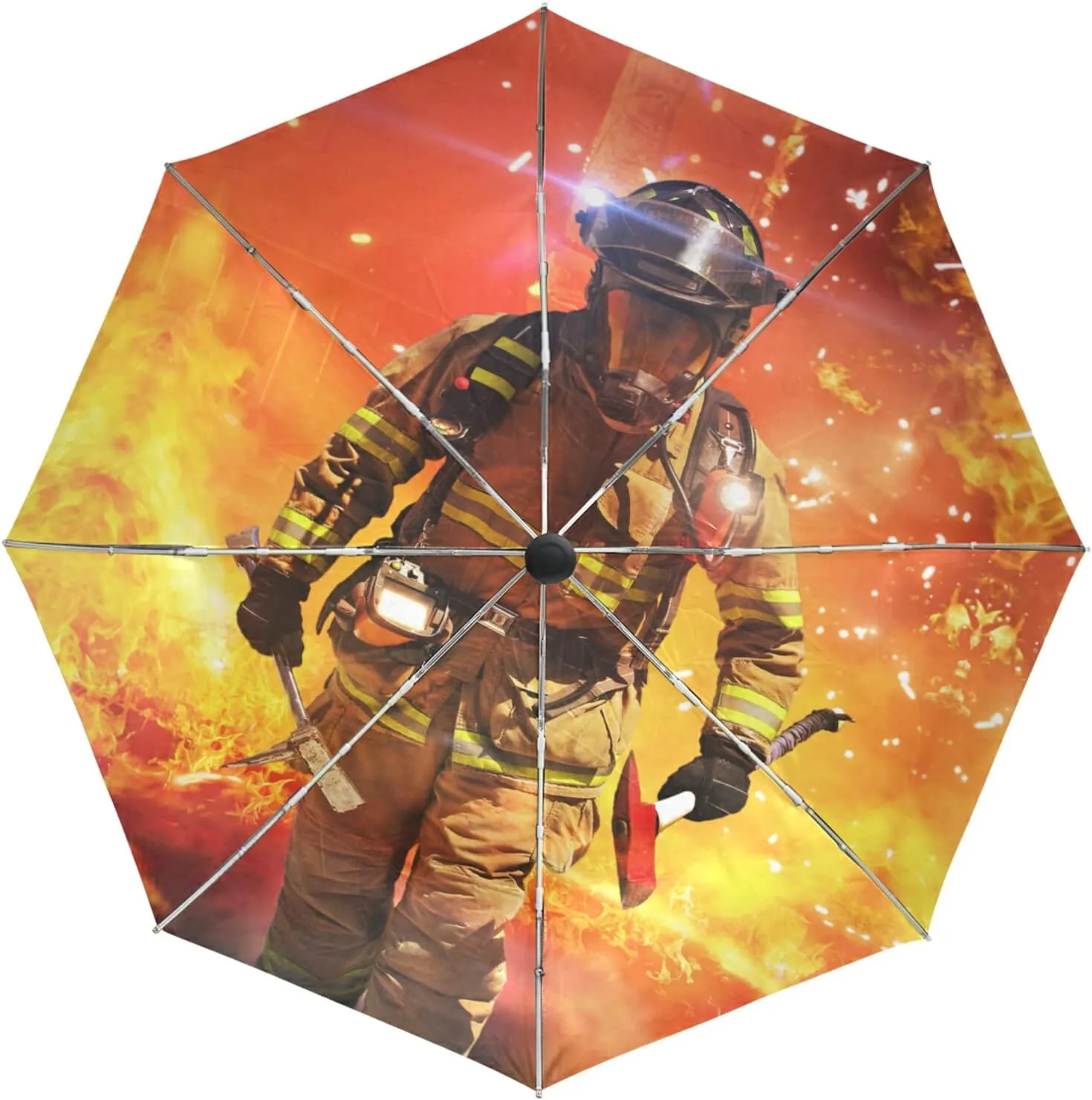 Oyihfvs Automatic Windproof Waterproof Umbrella, Folding Umbrella Reinforced Portable Automatic Compact Anti-UV Sun rain Auto Open/Close